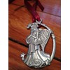 Longaberger Pewter Angel Ornaments Set of 4 1998