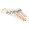 7pcs Mop Brush Goat Hair Paint Brush Multi-Purpose Blending Brush