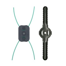 Hammersmith MultiWizard Replacement Blades - 40 Piece Set - 20 Polyamide Blades for Fine Grass & Weeds - 20 Nylon Cutters for Coarse Weeds & Hedge Cutting