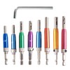 8 Pcs Hinge Drill Bit Set Self Centering Drill Bit