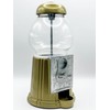 Gumball Dreams Classic Gumball Machine/Candy Dispenser, 9 Inch - Gold