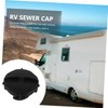 DOITOOL Sewer Cap Hose Connection Durable Rv Sewer Cap Cover