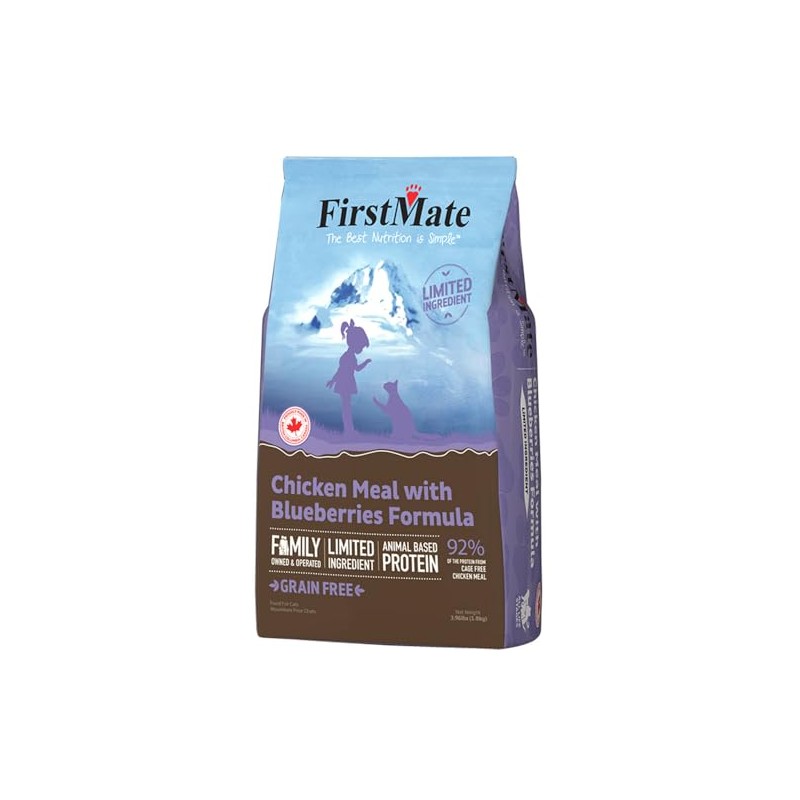 FirstMate Grain Free Chicken Meal with Blueberries Formula for Cats