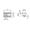 100x T-Slot Nuts 6 St M6 Slot 6 Type I