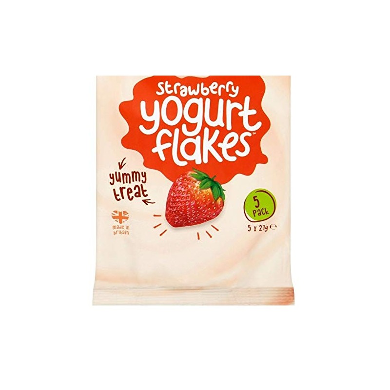 Fruit Bowl Strawberry Yogurt Flakes, 105g