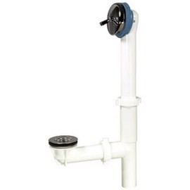 plumb pak corporation 64w-k White, Plastic Trip Lever Bath Drain Assembly