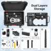 Hard Carring Case for Insta360 X5 Accessories, Waterproof Protective Hardshell