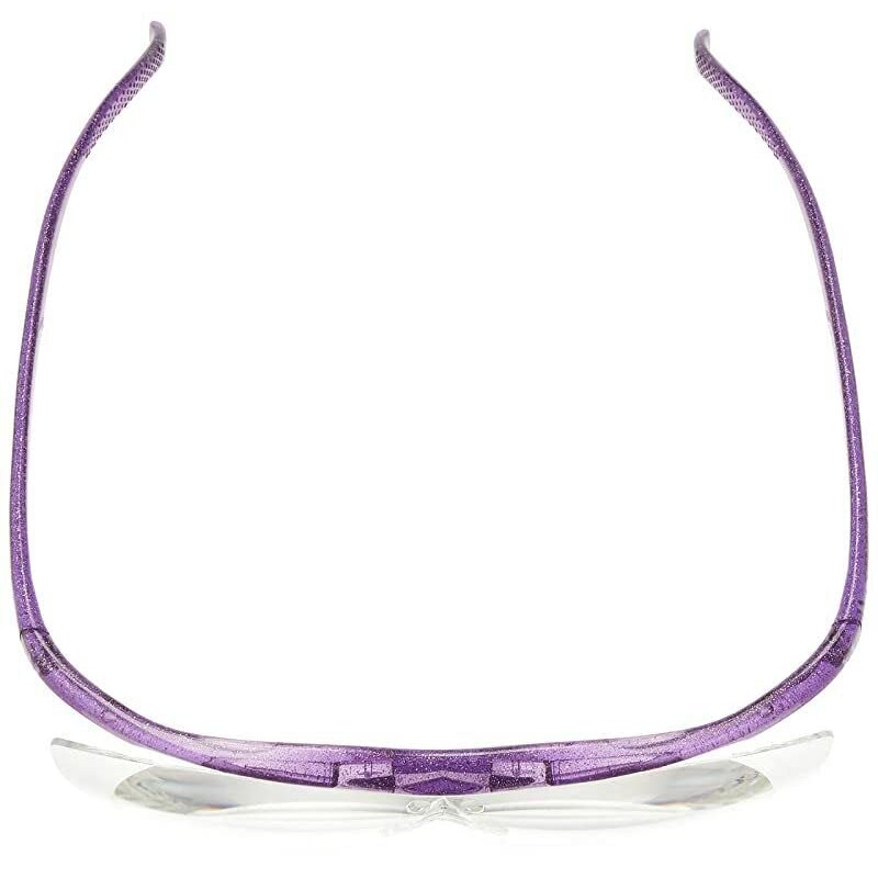 Hazuki Loupe Magnifier Glasses Blue Light 35% Eyeglasses Cut (Purple,