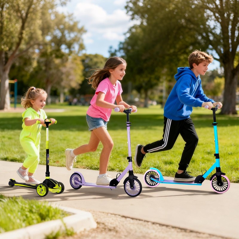 Nattork Kick Scooter for Teens Adults, Max Load 240 LBS,