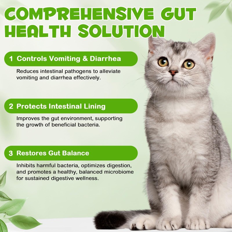 ACYAHAOCA Cat Probiotic, Probiotics for Cats, 3 in 1 Cat