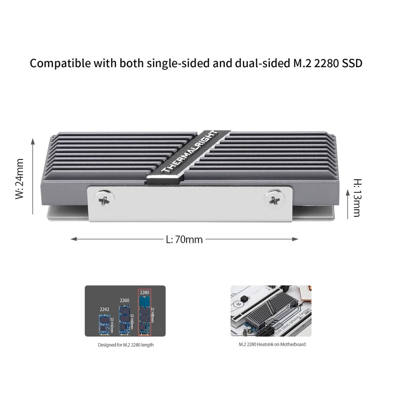 Thermalright TR-M.2 2280 TYPE A G 2280 SSD heatsink Cooler