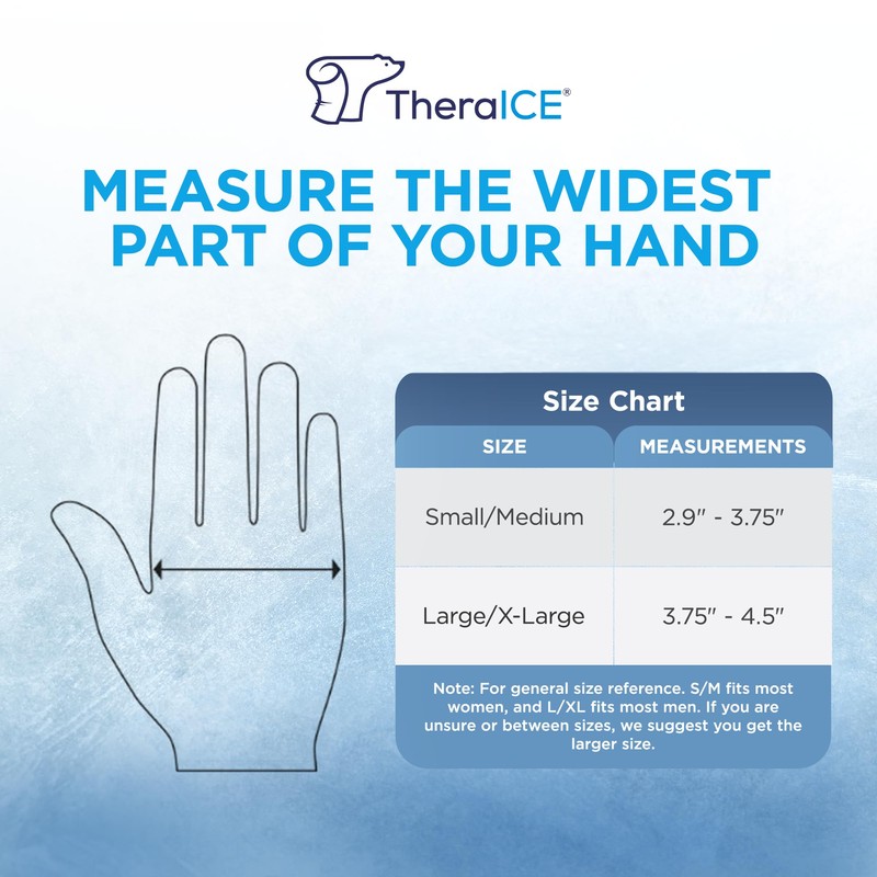 TheraICE Wrist Ice Pack Wrap Thumb Brace for Either Hand