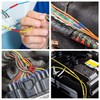 GTIWUNG 200pcs Insulated Crimp Terminal Set Crimp Connector Connector Terminal