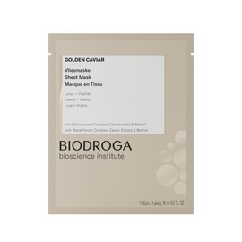 BioDroga Golden Caviar Sheet Mask 16mlx10 sheets Intensive Moisture Strengthening Elasticity + Sample / 바이오드로가 골든 캐비어 시트 마스크 16mlx10장 집중수분 탄력강화+샘플