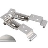 4-Piece Trailer License Plate Holder Clips - Stainless Steel, Spring