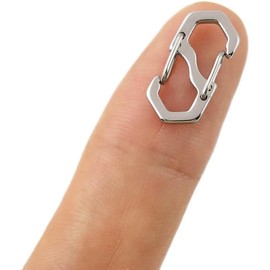 3pcs Pinch Bails for Pendants Clasp Connectors Bails for Jewelry Necklace Clip Pendant Clasps (Silver)