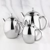 Olympia Richmond Teapot Stainless Steel 500Ml - Stainless Steel -