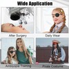 2 Pcs Adjustable Pirate Eye Patch, Soft Reusable Eyepatch for