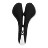 Silicone Bike Saddle Breathable Shock Absorption Black White Mountain Bike