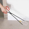 uxcell Scissors Tong, 53cm Carbon Steel Fireplace Firewood Picker Barbecue