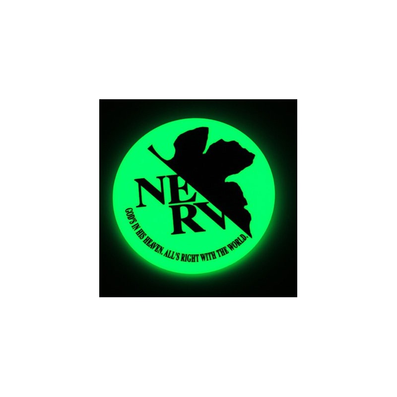 Evangelion Movie Version Highly Luminous Nerf Can Badge A