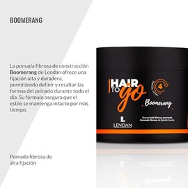 Lendan Hair To Go Boomerang Fibrous Pomade – Strong Hold & Matte Finish, 100ml