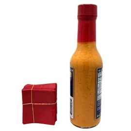 Supplement and Supply 45 x 52 mm RED Perforated Shrink Band for Hot Sauce Bottles and Other Liquid Bottles Fits 3/4" to 1" Diameter - Pack of 1,000