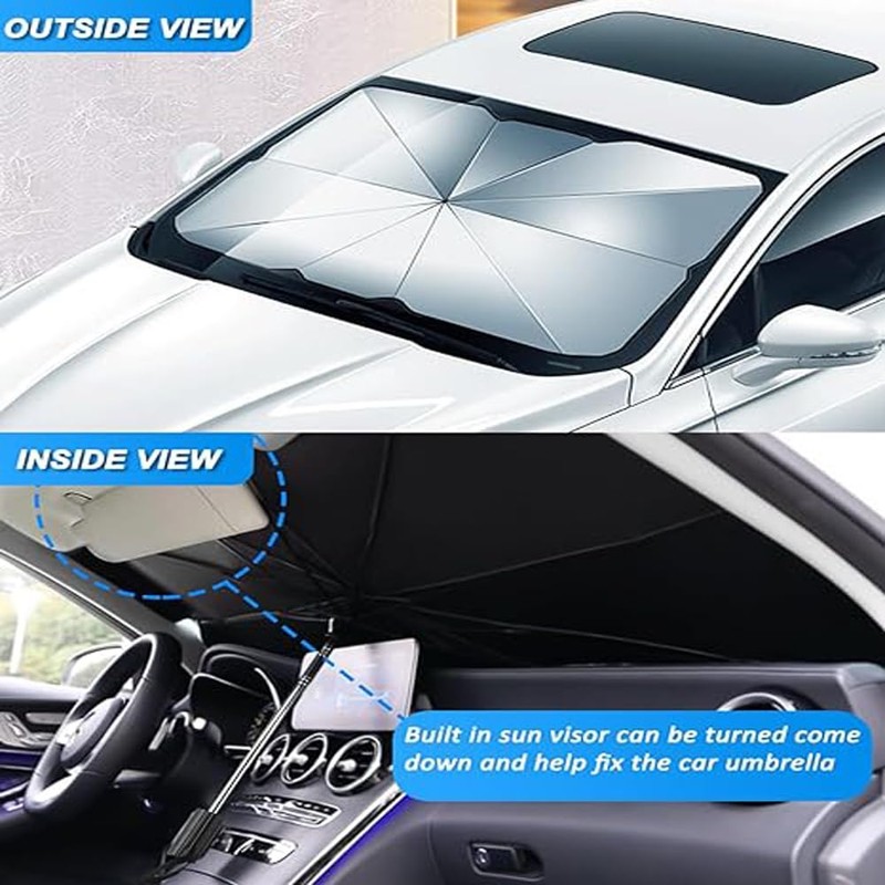 Lianjia Car Windshield Sun Shade Umbrella, Car Sun Shade Windshield