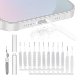 GGUFAY USB Handy Reinigungsset, Telefon Port Reinigungsbürsten Set, Multifunktions-Reinigungsstift, Metall Anti-Staub Stecker, Telefon Lautsprecher Reinigungsbürsten, Telefonhörer Reinigungsbürste