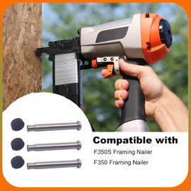 Phyxlyn F350s Parts 402668 Retaining Ring 402669 Pin Fastens Trigger Fit For Paslode F350 F350S Framing Nailer Rebuilt Kit Replacement Parts (3 Pack)