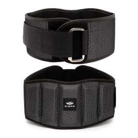 DIBAR Weight Lifting Belt Men and Women Weight Lifting Belt Fitness Back Support Belt Gym Belt Increases Intensity, Safety and Comfort Strength Training Gym Belt