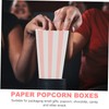 jojofuny Popcorn Storage Carnival Party Snack Buckets Portable 24pcs Paper