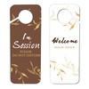 In Session Door Sign 2 Pack, Do Not Disturb Door