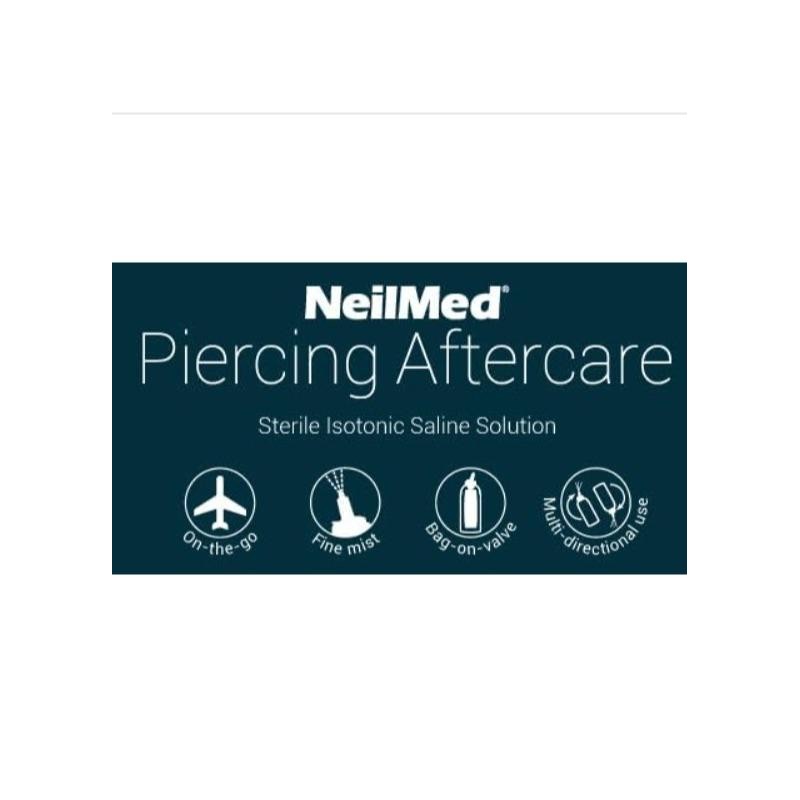 NeilMed NeilCleanse Piercing Aftercare, Fine Mist, 6.3 Fluid Ounce for