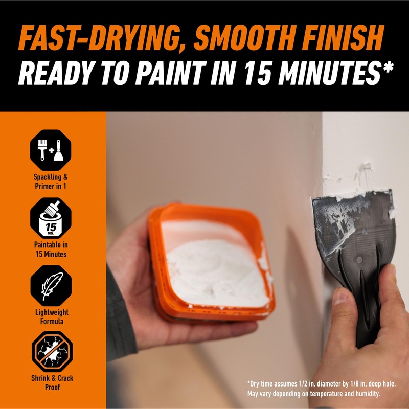 Gorilla Wall Repair Kit Featuring Gorilla Heavy Duty Wall Repair
