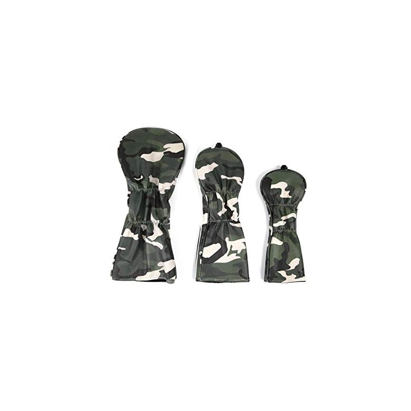 Set of 3 Camo Headcovers (Green)
