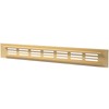 Vent Systems 40 x 300 mm Gold Aluminium Ventilation Grille.