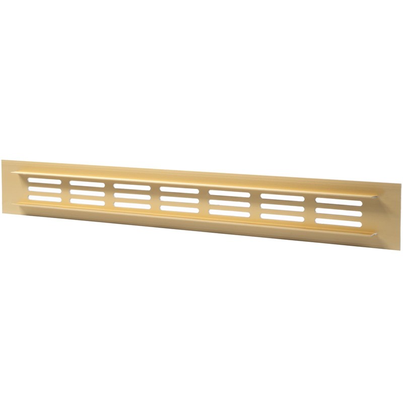 Vent Systems 40 x 300 mm Gold Aluminium Ventilation Grille.