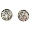 Religious Gifts Catholic 1 Inch Silver Tone Saint Francis of