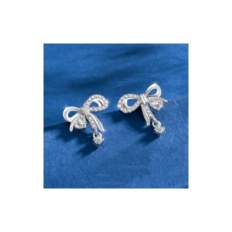 arete de plata de ley 925 con forma de loto