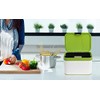 Compost Kitchen Counter Bin (1.13 gallon/4.3 liter) - Green Lid