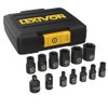 LEXIVON E-TORX Socket Set, Chrome Vanadium Alloy Steel | 13-Piece