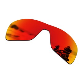 SmartVLT Polarized AR Coated Fire Red Replacement Lenses for Oakley Turbine Rotor OO9307 Sunglass