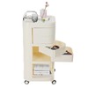 Utility Storage Cart,Storage Cart with Wheels and Slide Out Drawers