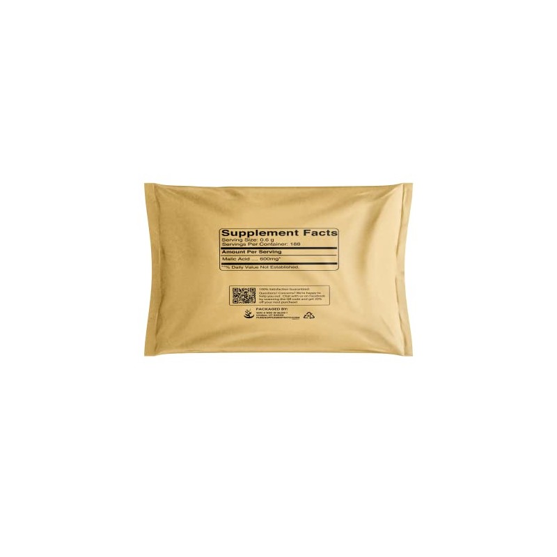 Pure Original Ingredients Malic Acid (4 oz) Food Grade Crystals,