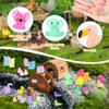 80 Pieces Mini Resin Animal Figures Set, Luminous Resin Animals,