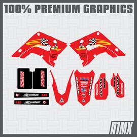 HONDA POLISPORT RESTYLE WOODY GRAPHICS CR125/250 2002 2003 2004 2005 2006 2007
