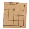 Chinese Chess Board Microfiber Leather Folding Roll Up Chess Board
