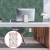 KJIZMO Duplex Outlets Wall Plate Cover, Unbreakable Pink Bows (1)