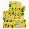 Yellow Wrapping Paper - 6 Sheets Recyclable Wrapping Paper for